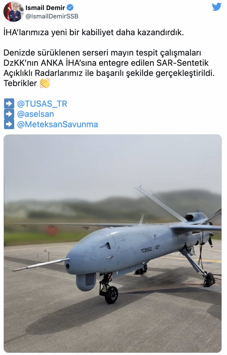 Karadeniz’de sürüklenen serseri mayınları ANKA tespit etti #3