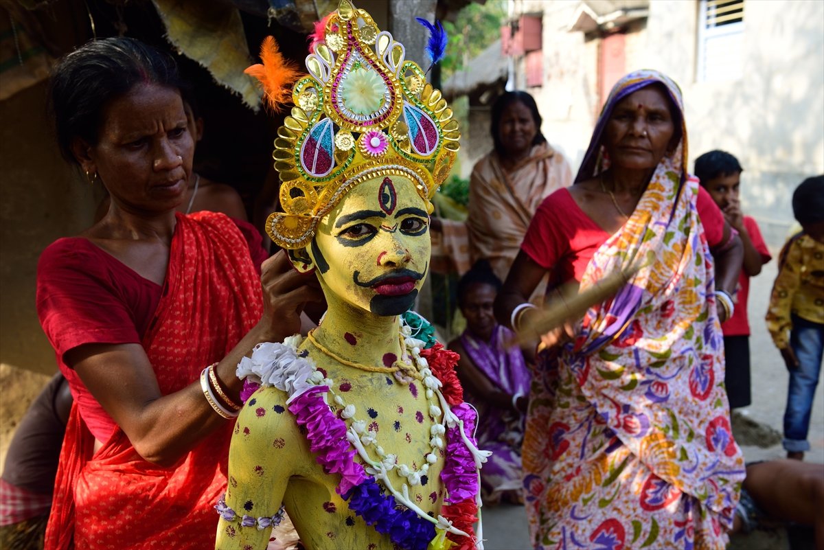 Hindistan, Gajan Festivali kutlamalarına ev sahipliği yaptı #3