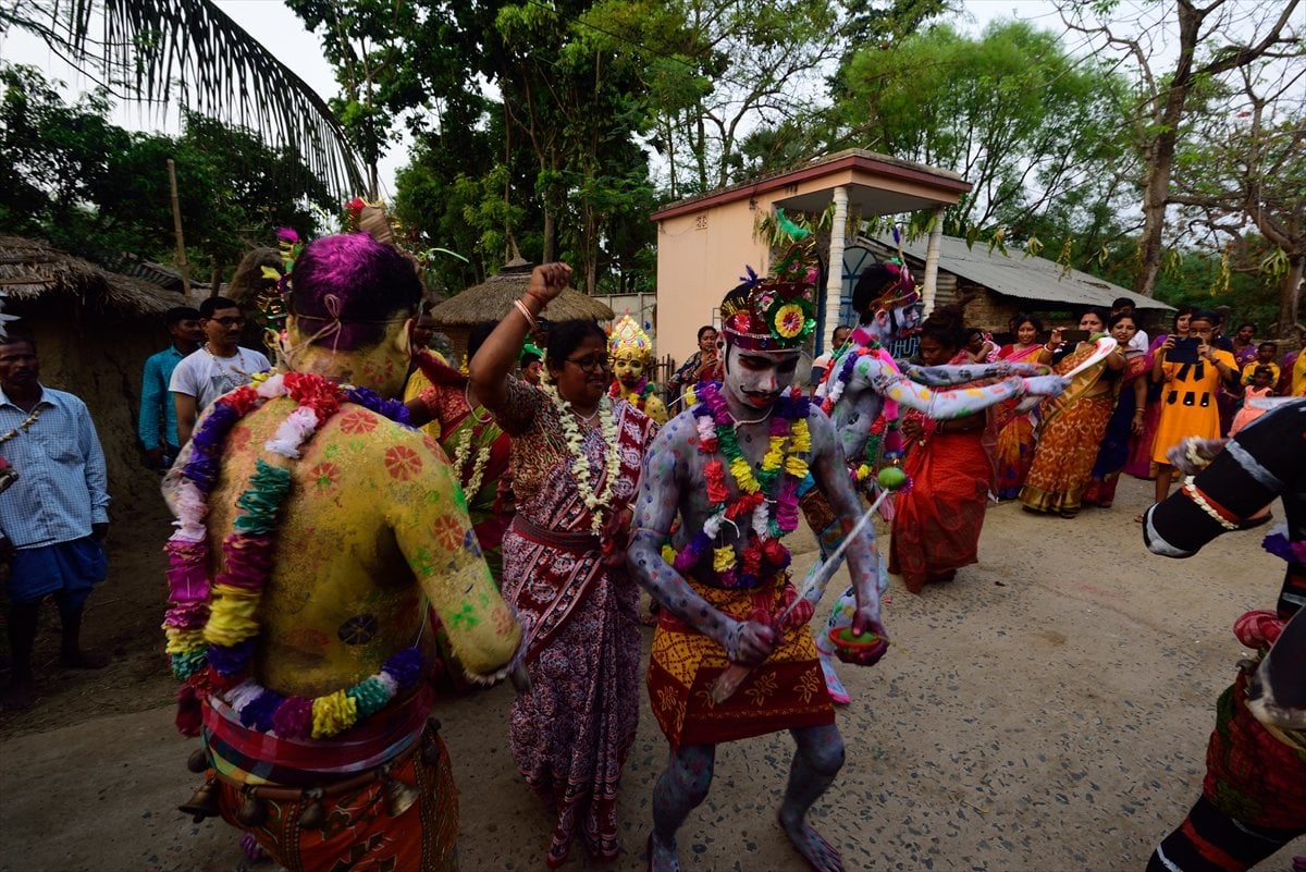 Hindistan, Gajan Festivali kutlamalarına ev sahipliği yaptı #5
