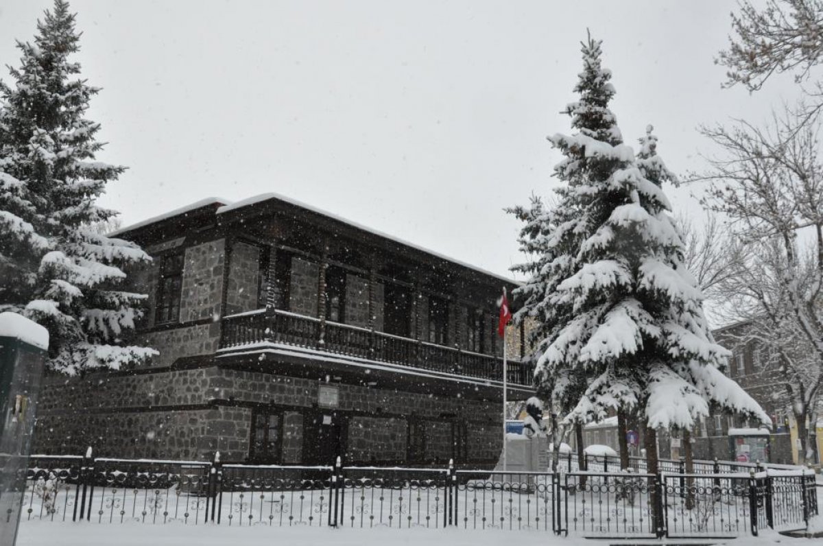 Kars ta kar yağışı etkili oldu #5