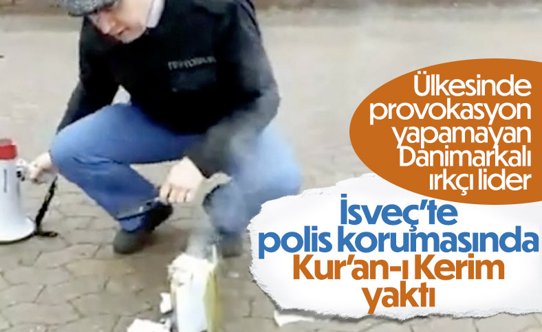 The far-right Rasmus Paludan burned the Quran this time in Denmark #1