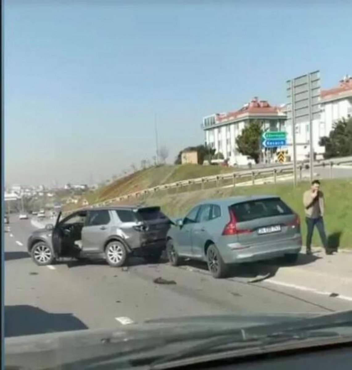 Montero trafik kazası geçirdi #1