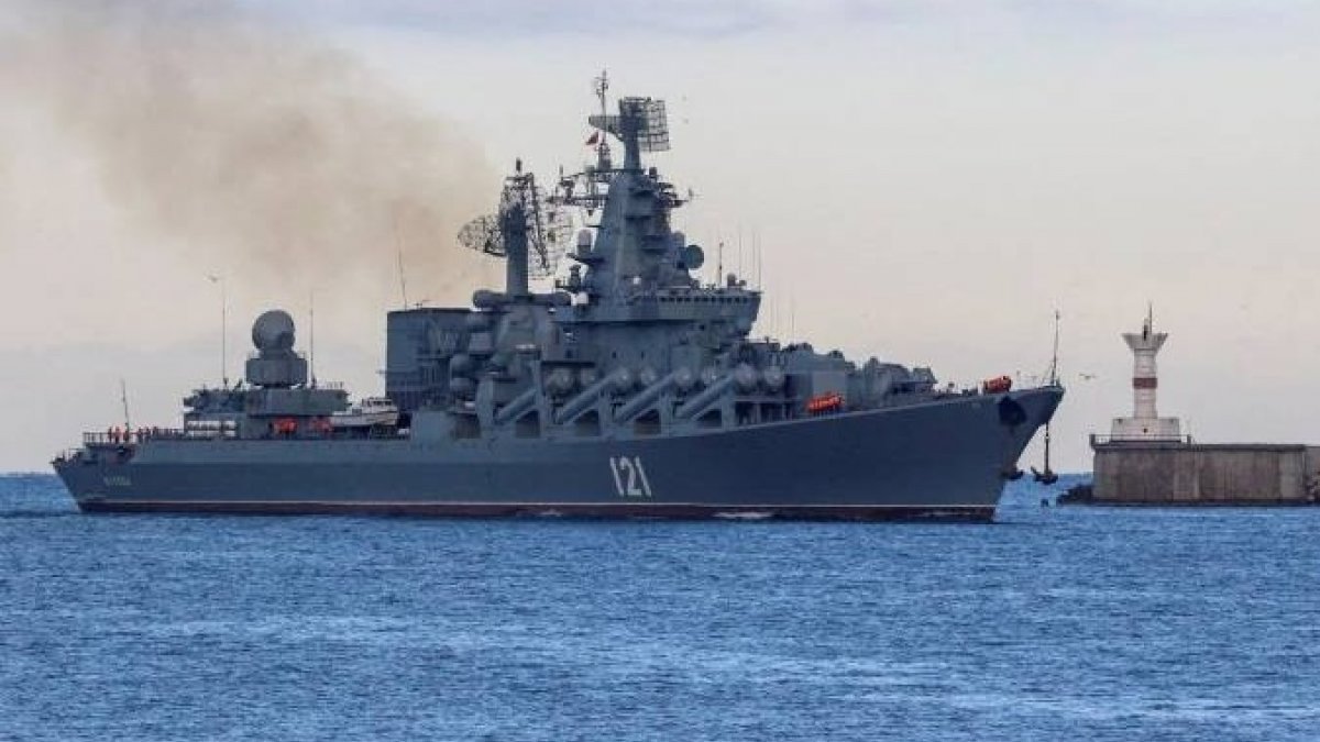 Russia’s cruiser ‘Moscow’ sank