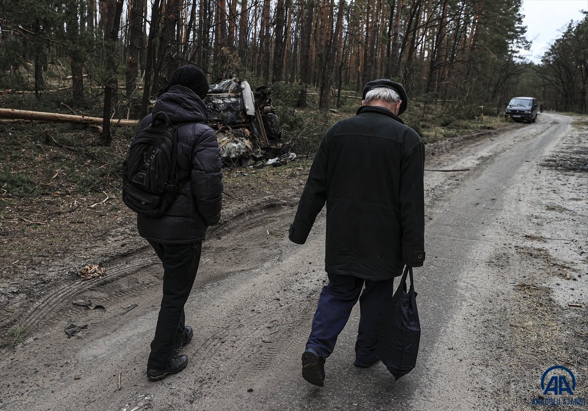 Ukrayna da siviller, mayınlar nedeniyle köylerine giremiyor #11