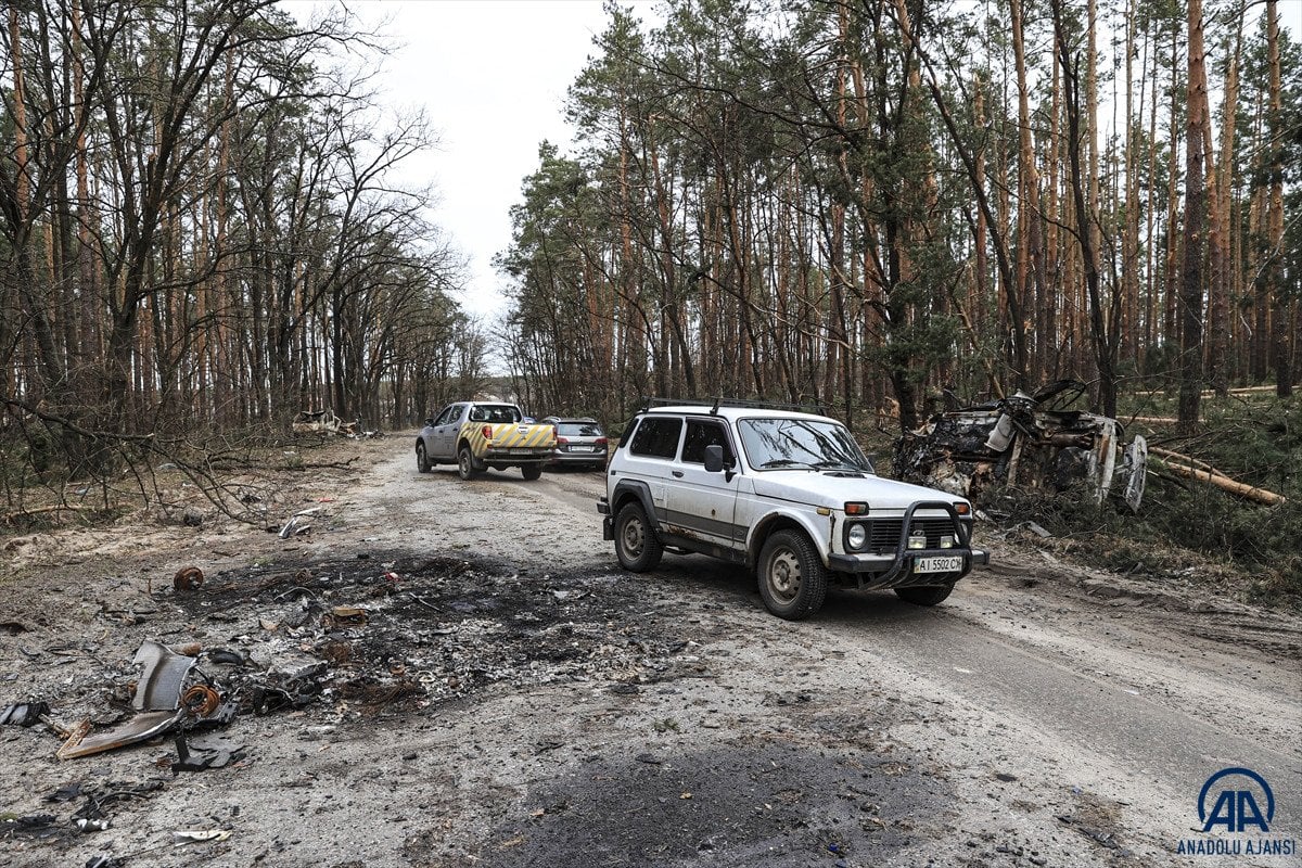 Ukrayna da siviller, mayınlar nedeniyle köylerine giremiyor #6
