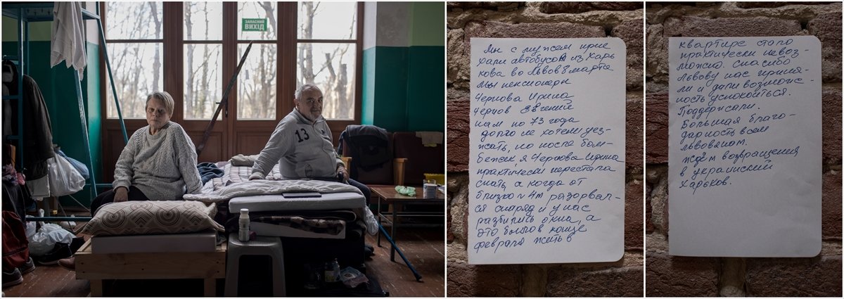 Ukrainian civilians put their experiences in the attacks on paper #8