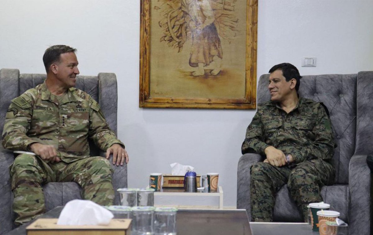 US commander met with YPG ringleader Ferhat Abdi Şirin #1
