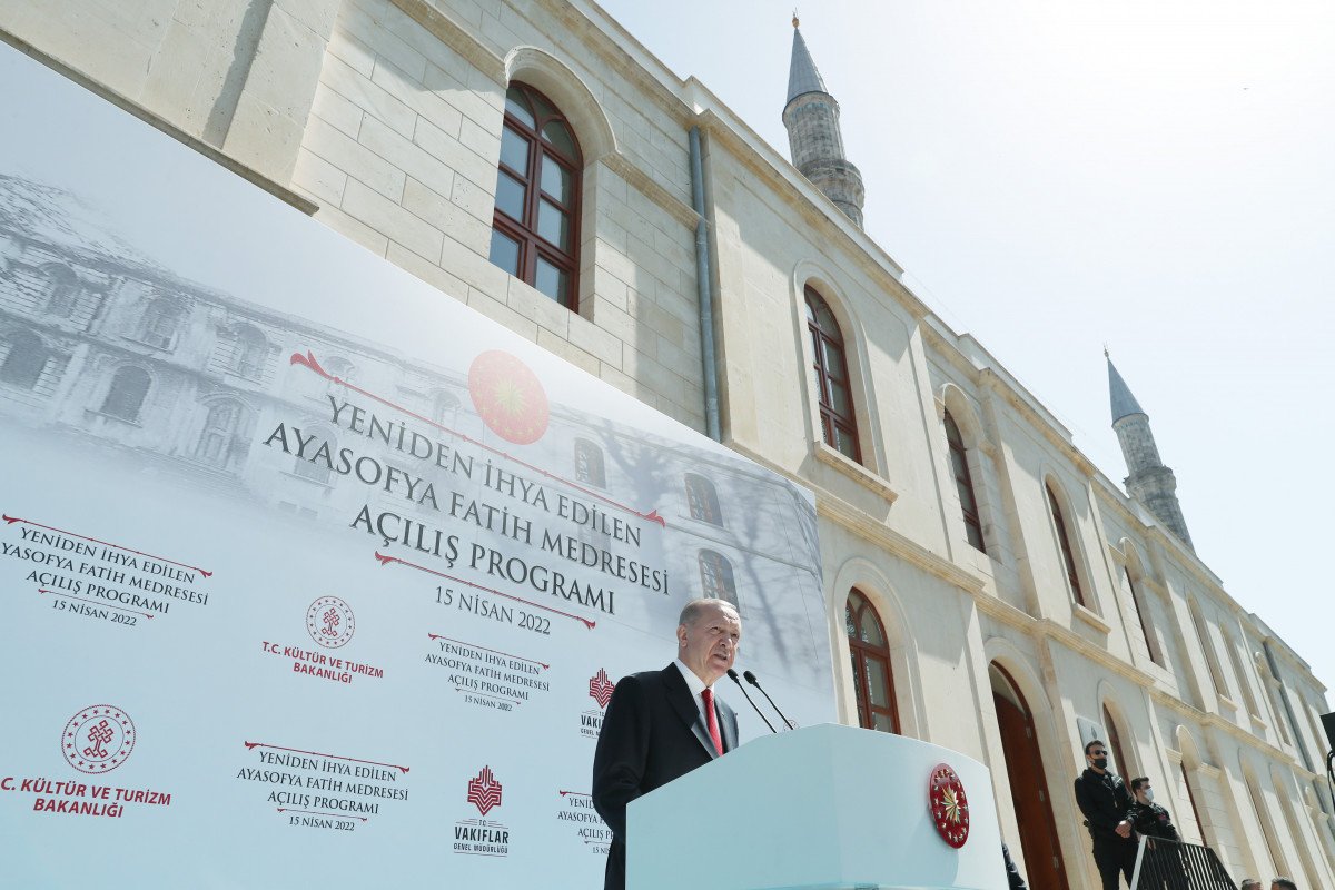 Cumhurbaşkanı Erdoğan, Ayasofya Fatih Medresesi’nin açılışını yaptı #3