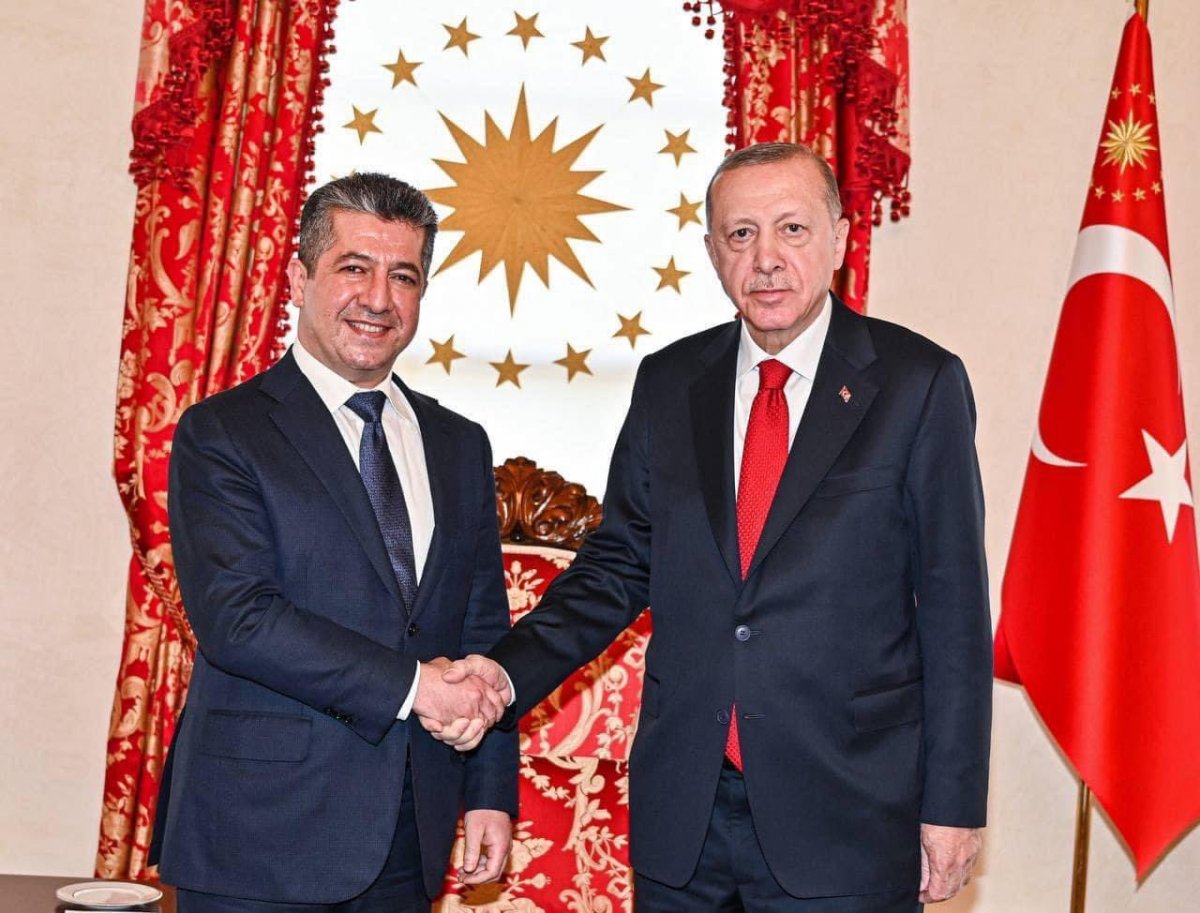 Cumhurbaşkanı Erdoğan, IKBY Başbakanı Barzani ile görüştü #2