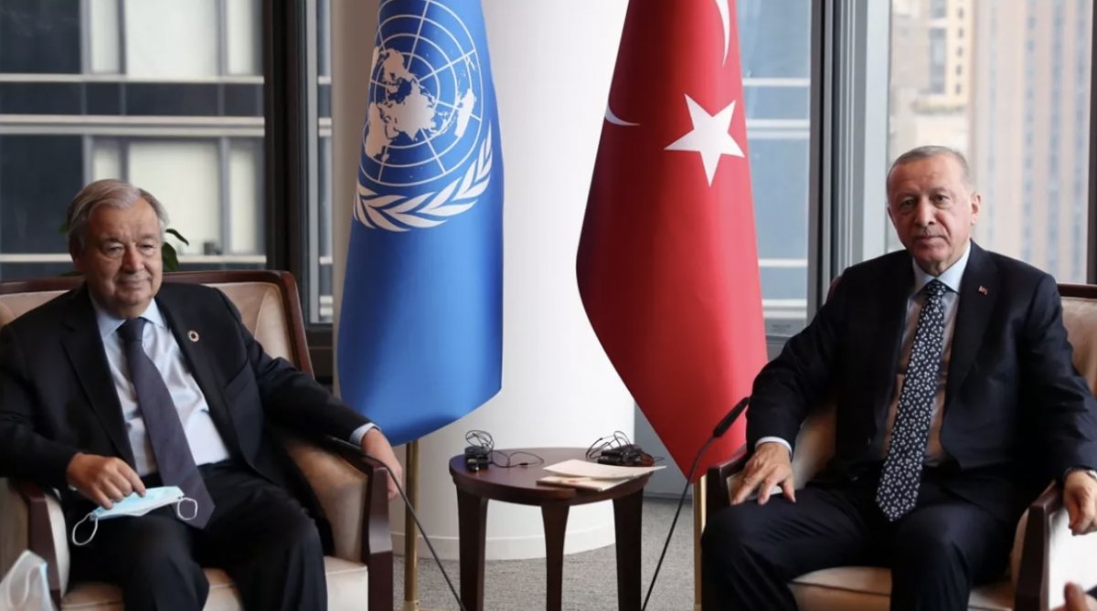 Cumhurbaşkanı Erdoğan, BM Genel Sekreteri ile görüştü #1