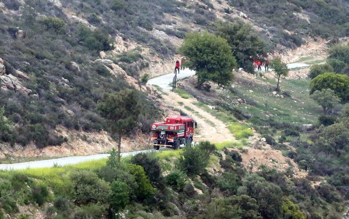 Bodrum da ormanlık alanda yangın çıktı #5