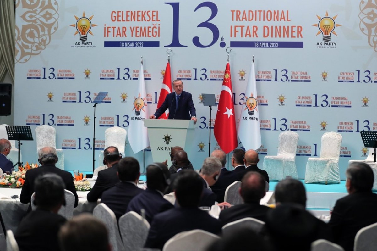 Cumhurbaşkanı Erdoğan, iftarda büyükelçiler ile bir araya geldi #2