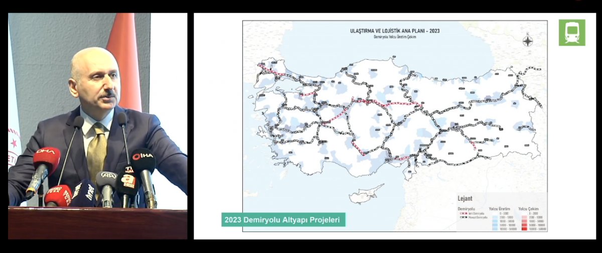 Adil Karaismailoğlu: Demir yolu ağımızı 28 bin 590 kilometreye çıkaracağız #1