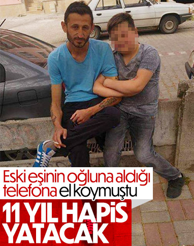 Bursa'da oğluna alınan telefona el koyan babaya hapis