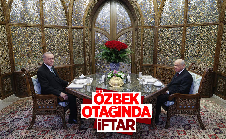 Cumhurbaşkanı Erdoğan ile Devlet Bahçeli'nin iftar programı