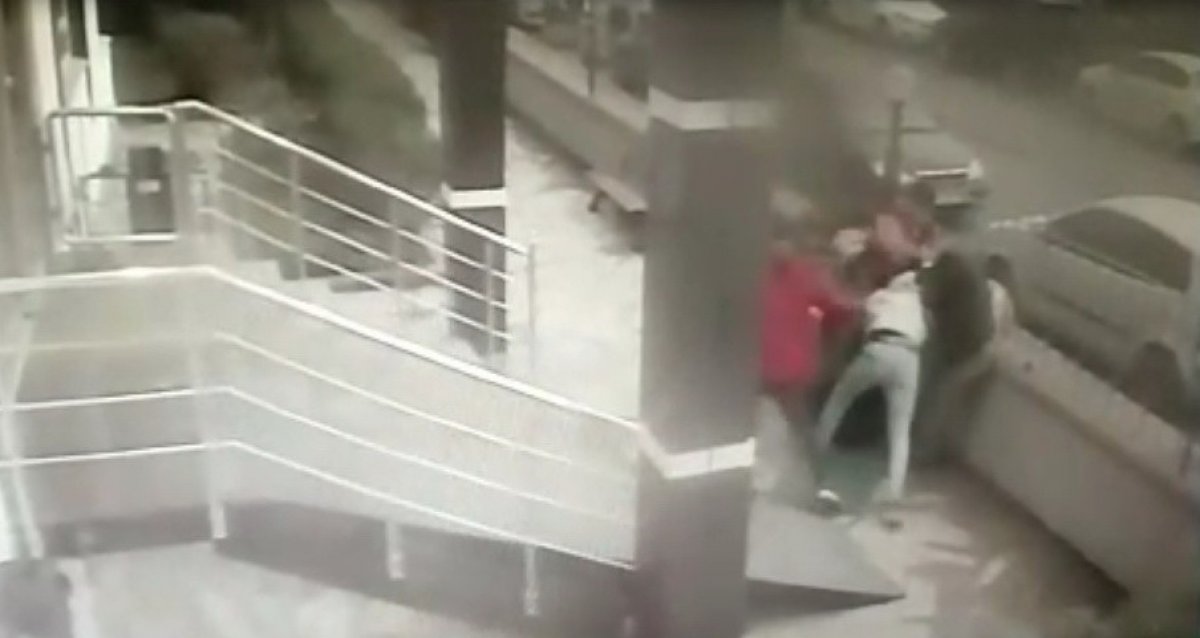 Samsun da davulcu terörü kameraya böyle yansıdı #1