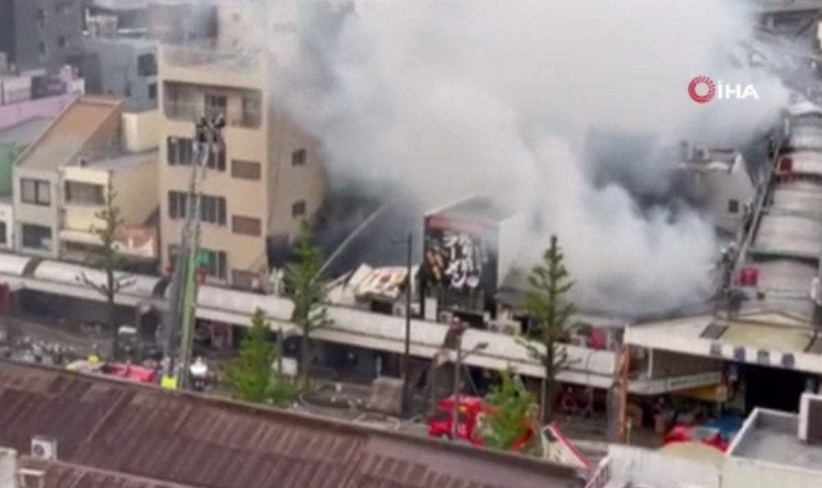 Mall burned in Japan #6