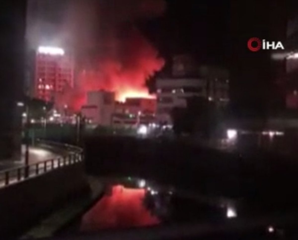 Mall burned in Japan #3