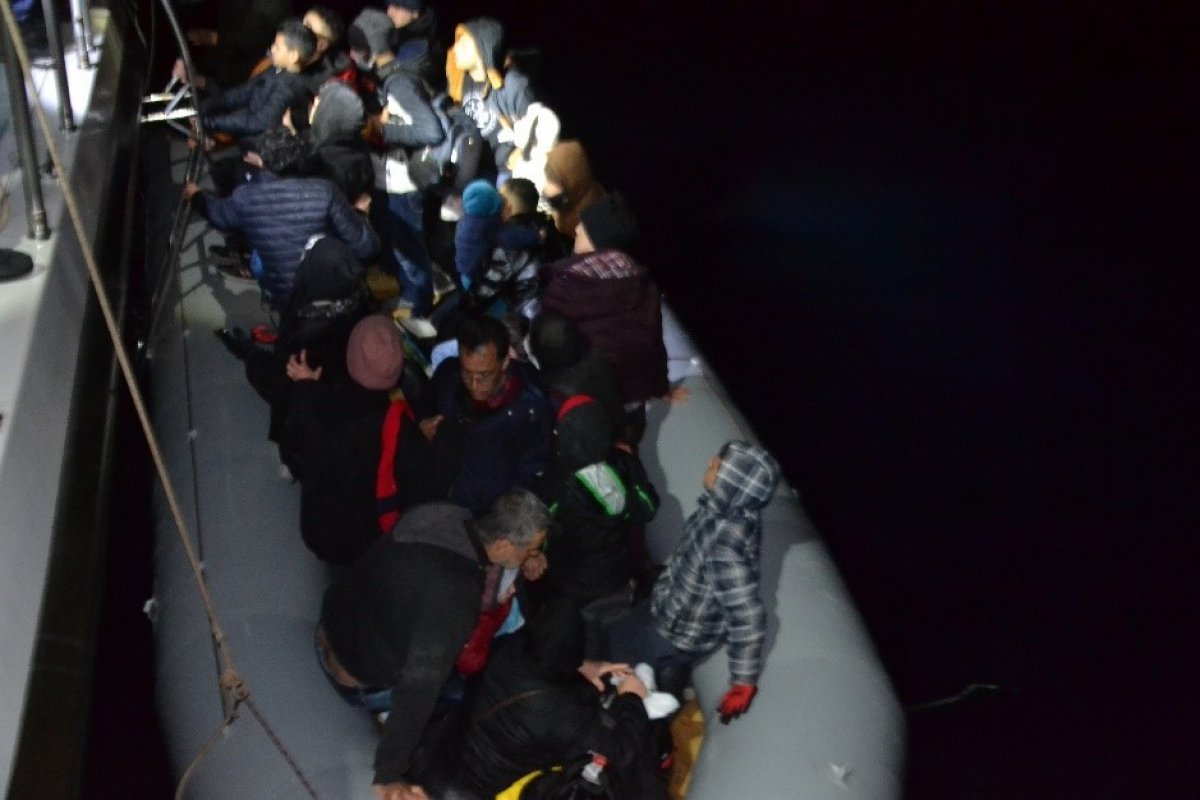 Aydın’da 28 düzensiz göçmen kurtarıldı #2