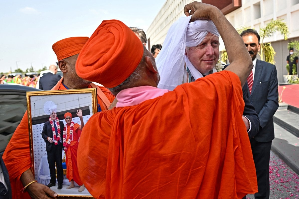 Boris Johnson ın Hindistan temasları #4