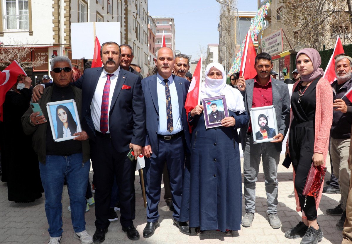 Van da, HDP önündeki eyleme gazilerden ve şehit aileleri de destek verdi #7