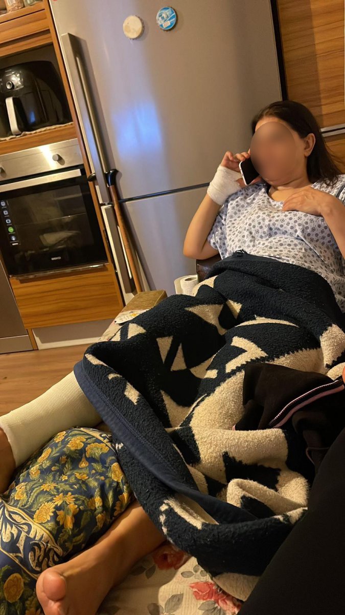  Kadını yerde sürükledi  #2