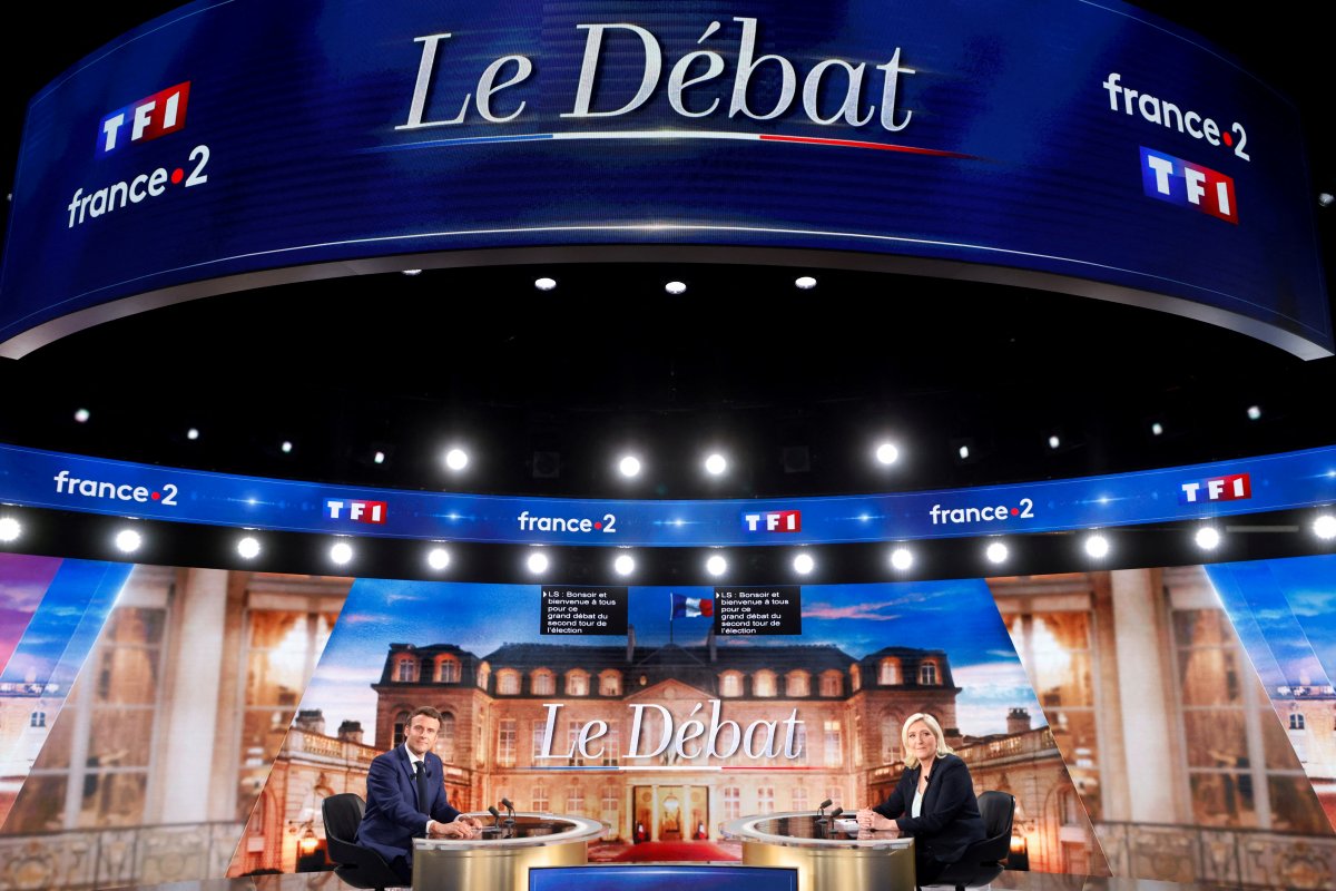 Macron ve Le Pen in canlı yayında ikna gücü ankete yansıdı #2