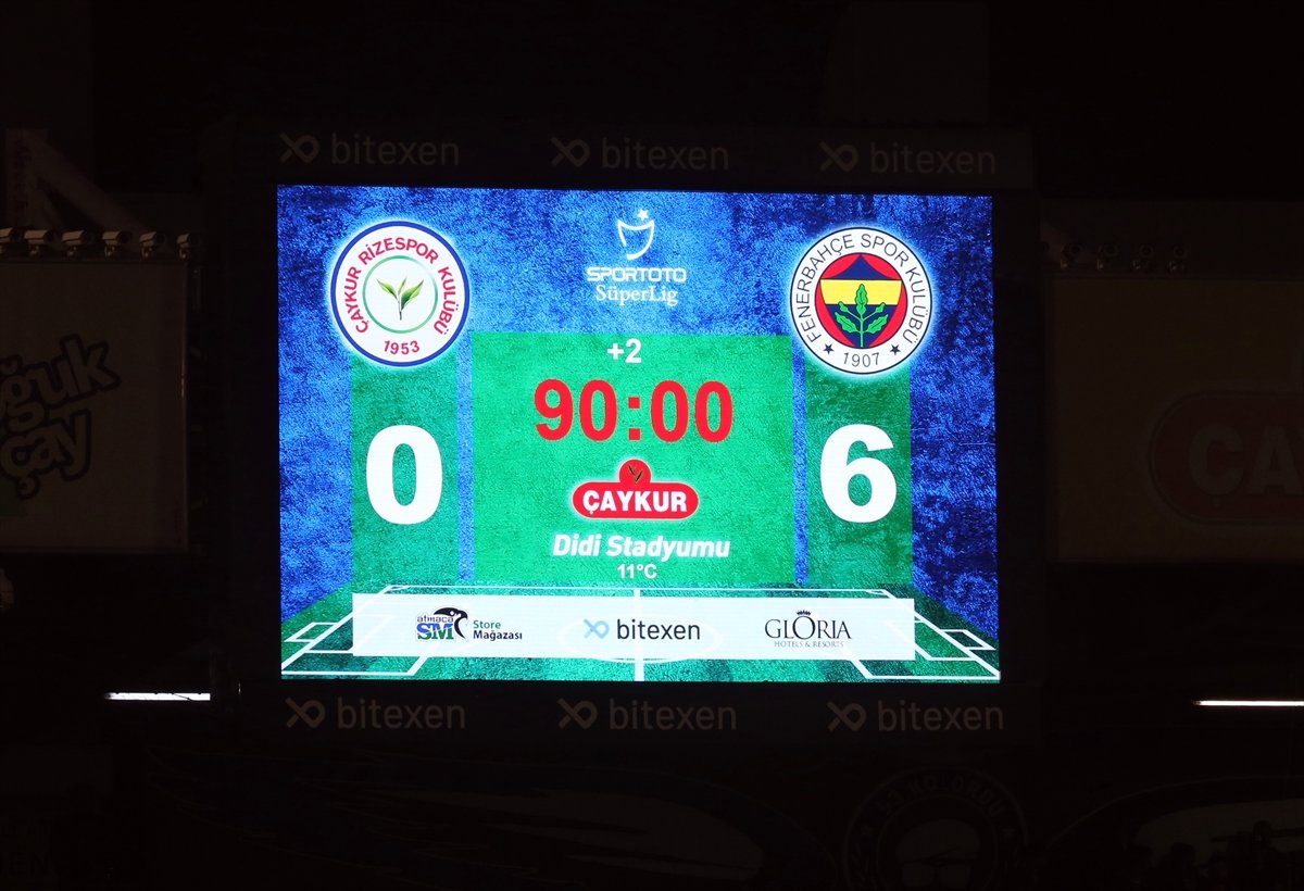 Fenerbahçe, Rizespor u 6 golle mağlup etti #2