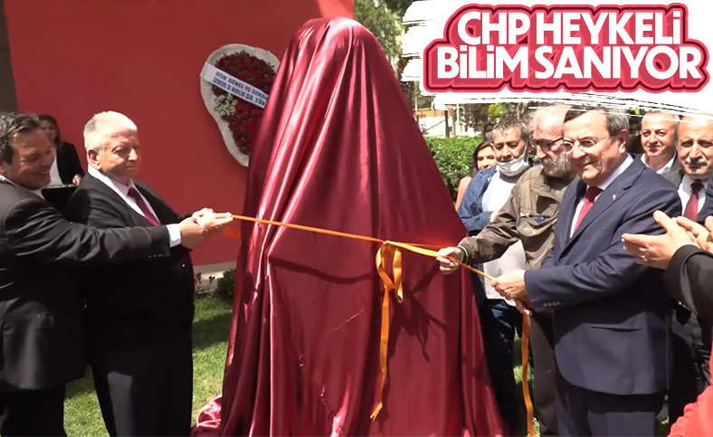 CHP İzmir'e bir heykel daha kazandırdı