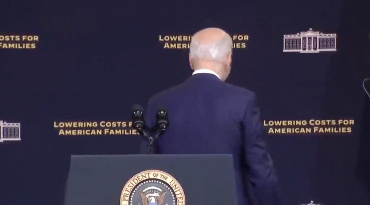 Joe Biden shakes hands with space again #2