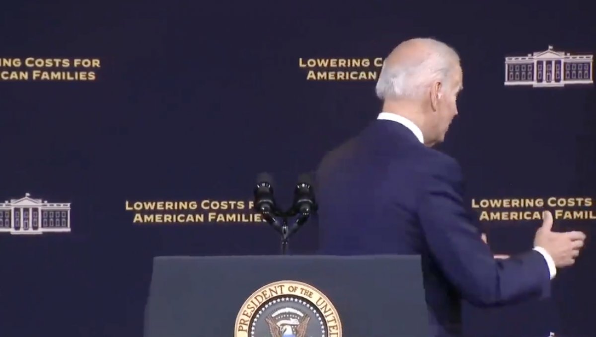 Joe Biden shakes hands with space again #1