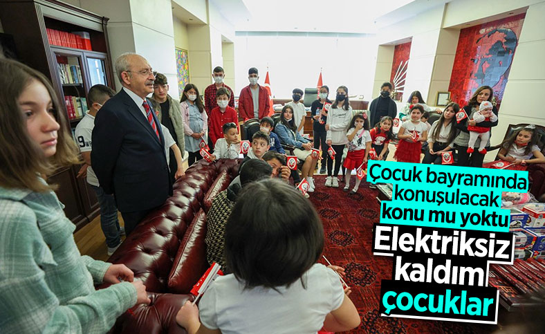 Kemal Kılıçdaroğlu'ndan 'elektriğiniz neden kesildi' sorusuna yanıt 