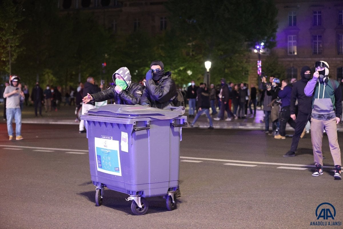 Fransa da Macron karşıtları sokaklara çıktı #9