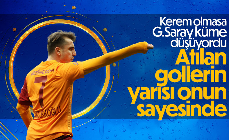 Kerem Aktürkoğlu, Galatasaray'ı taşıyor