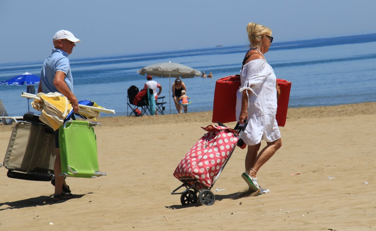 Mersin’de sıcağı gören denize koştu  #2