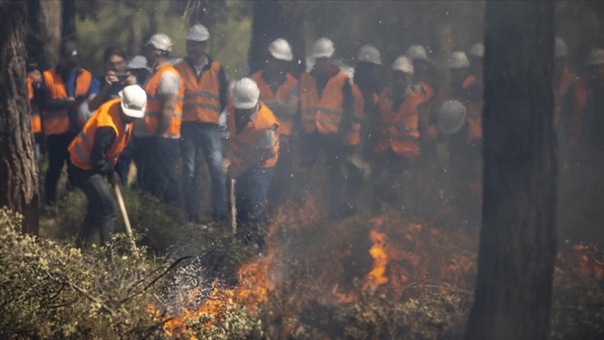 Ormancılar yangınlarla mücadeleye Antalya da hazırlanıyor #1