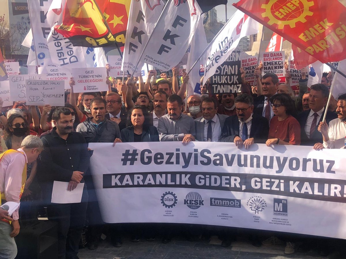 Gezi Parkı davası kararının ardından eylem yaptılar #5