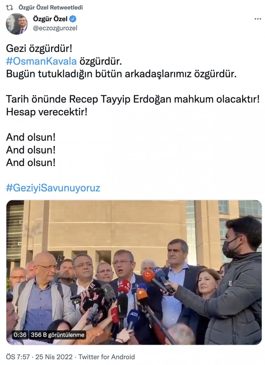 CHP li Özgür Özel den Cumhurbaşkanı Erdoğan a yargılama tehdidi #1