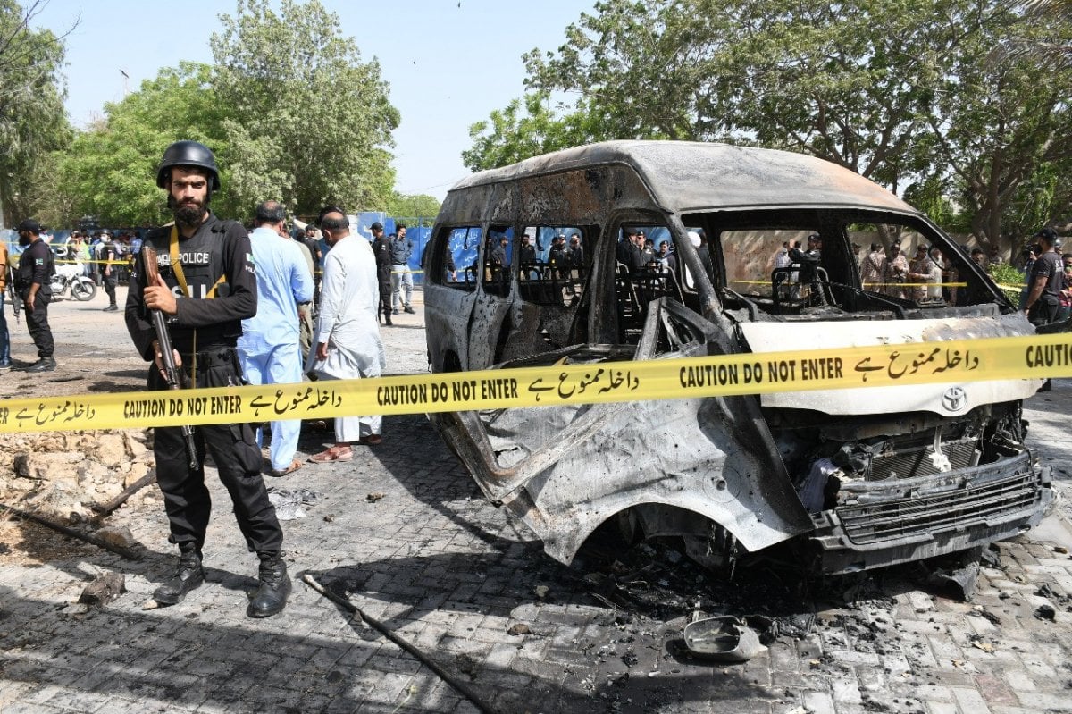 Explosion in Karachi, Pakistan: There are dead and injured #2