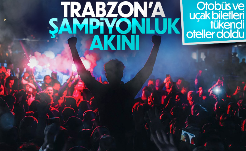 Trabzon'a şampiyonluk akını