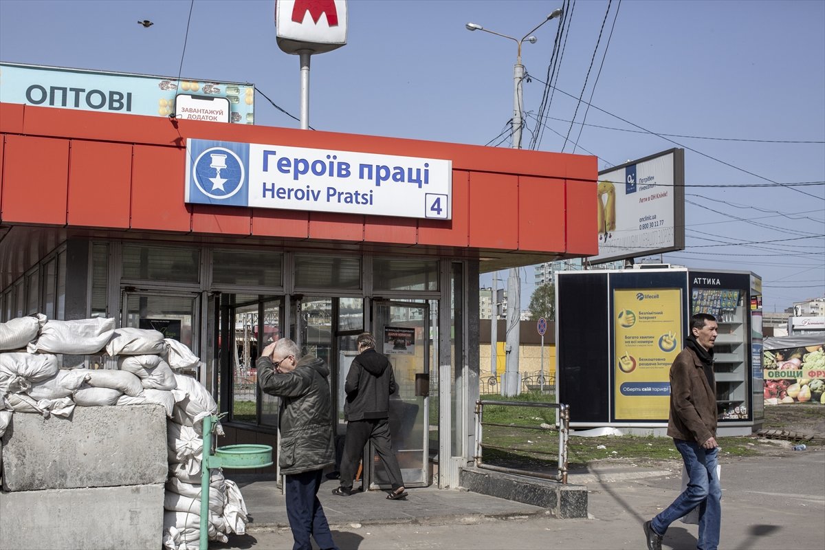 Ukrayna da metro istasyonlarında geçen 2 ay #1