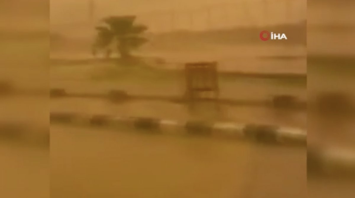 Suudi Arabistan ı kum fırtınası vurdu #2