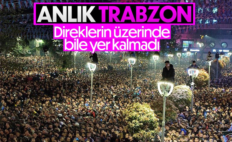 Trabzon'da insan seli