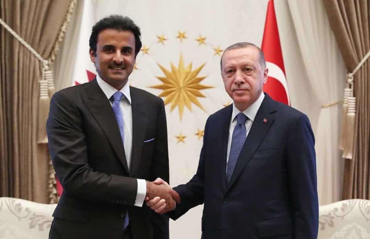 Cumhurbaşkanı Erdoğan, Katar Emiri ile görüştü #1