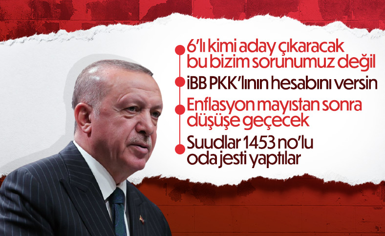 Cumhurbaşkanı Erdoğan'dan Suudi Arabistan dönüşü gündemi yorumladı