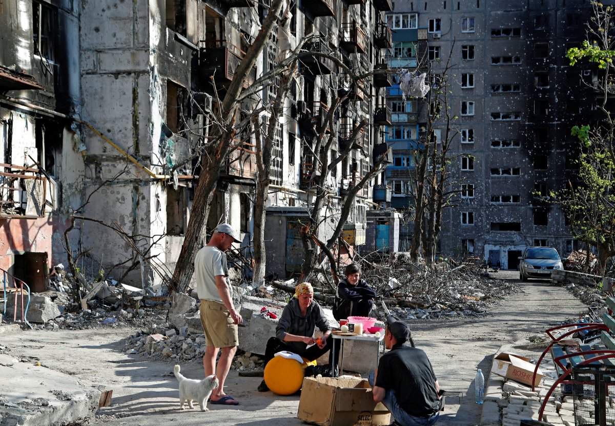 Final state of Mariupol under attack #1