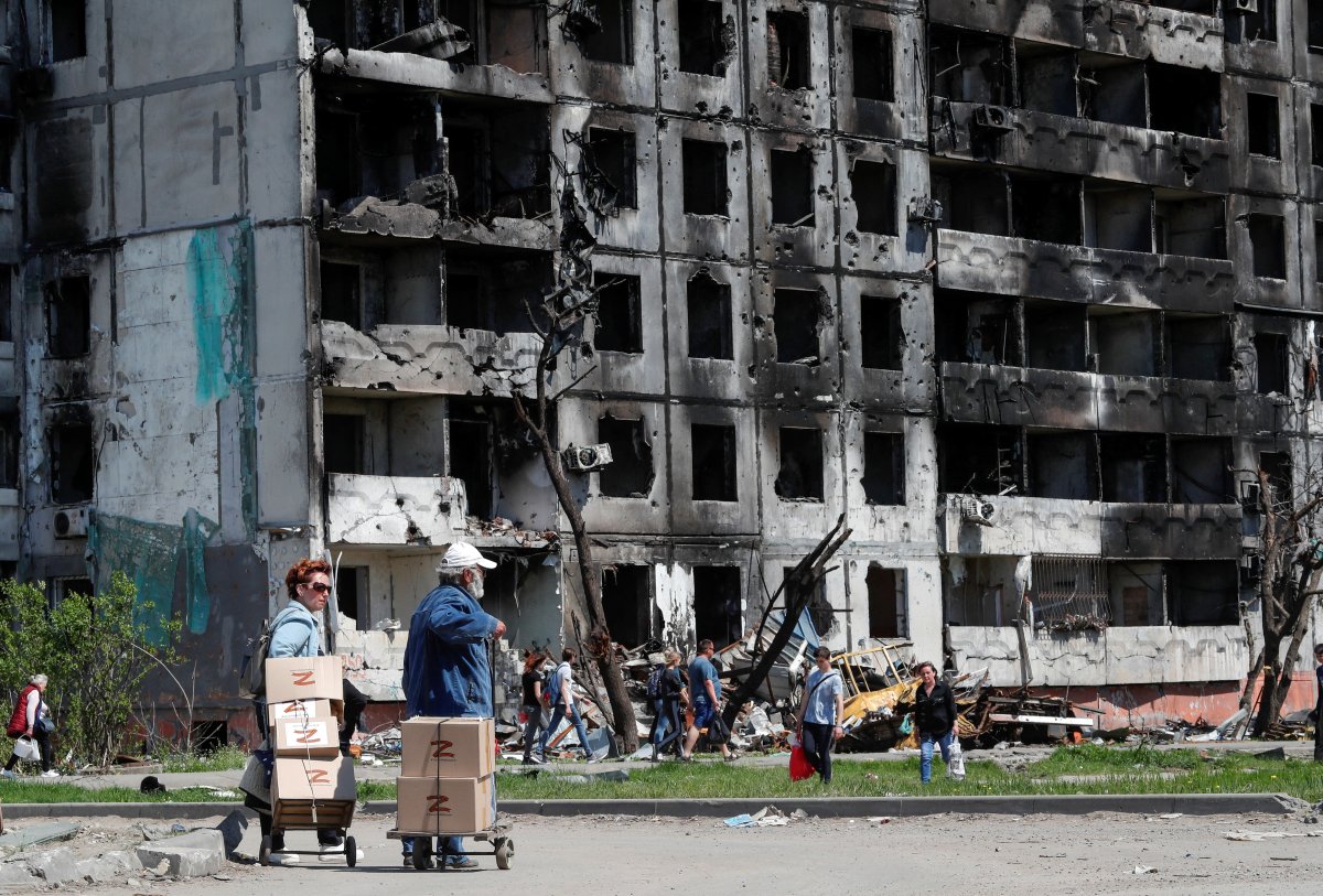Final state of Mariupol under attack #9