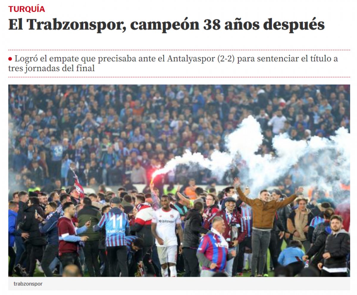 Trabzonspor, Avrupa manşetlerinde #3