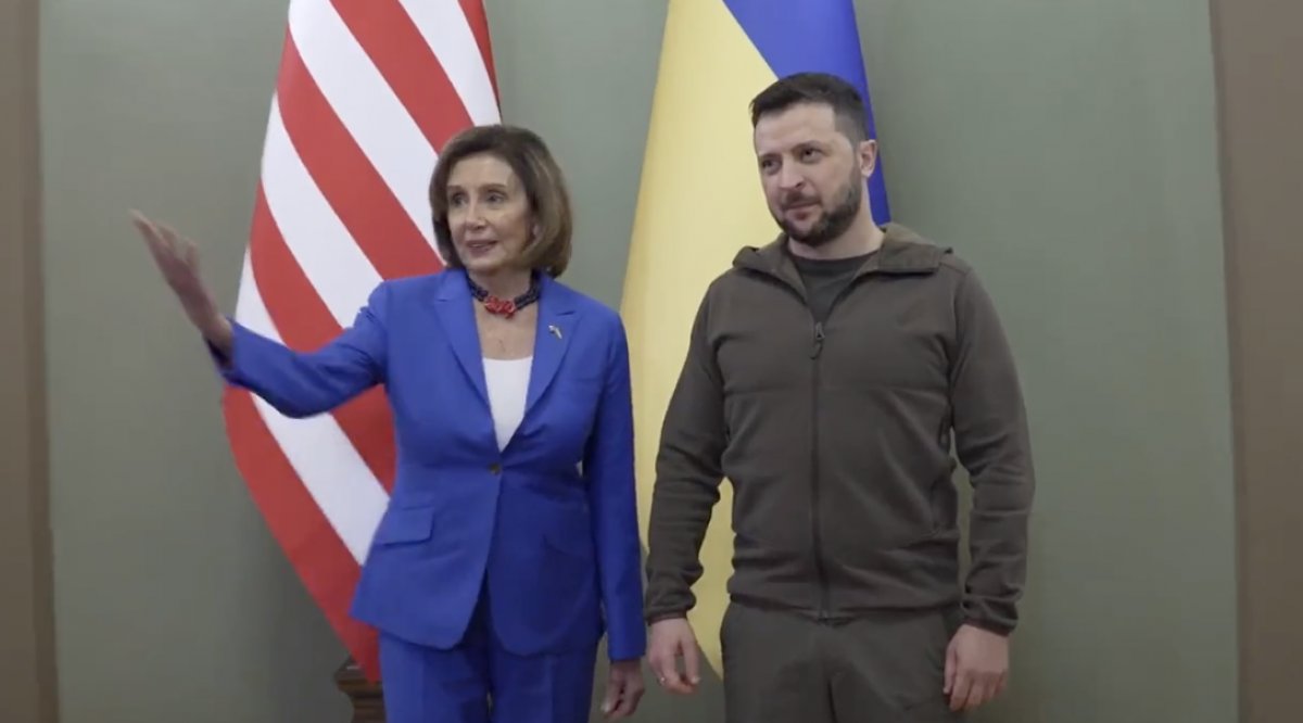 Nancy Pelosi visited Zelensky in Kyiv #2