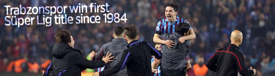 Trabzonspor win first Süper Lig title since 1984 in Turkey